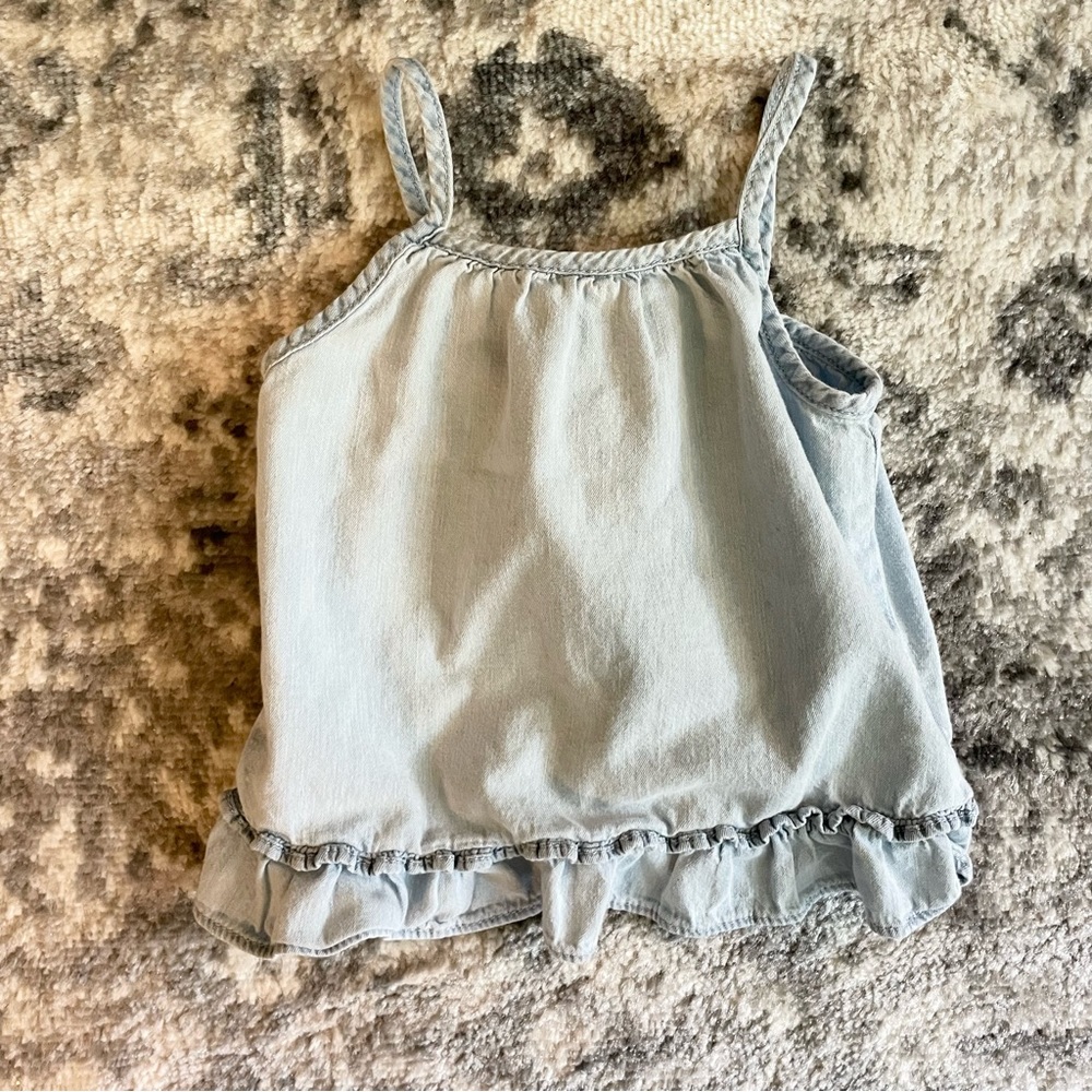 GAP Baby Ruffle Denim Outfit Set - Picture 4 of 12